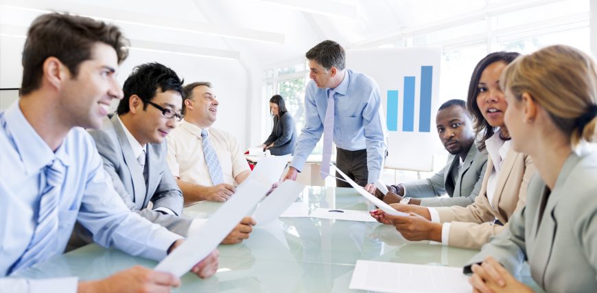 Group of business meeting in the office.